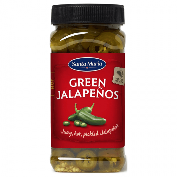 Sliced Pickled Green Jalapenos 500g